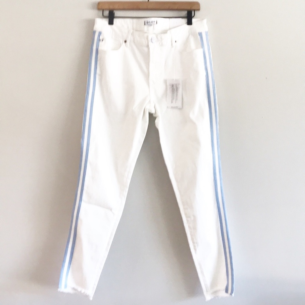 NWT Dear John Gisele High Rise White Skinny 30
